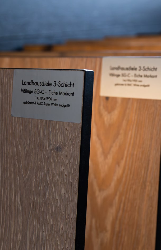 Hochwertiges Material zum Bodenverlegen